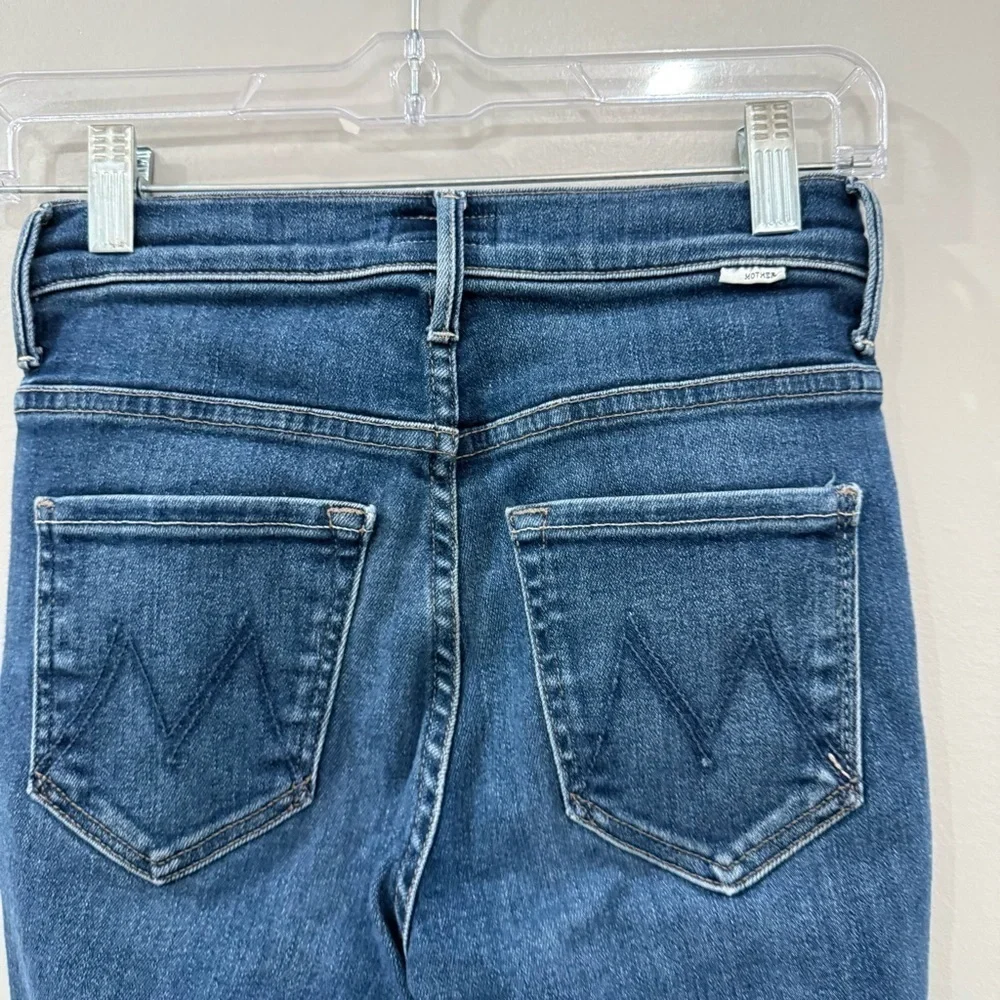 Mother Jeans The Insider Crop Step Fray in Home Movies